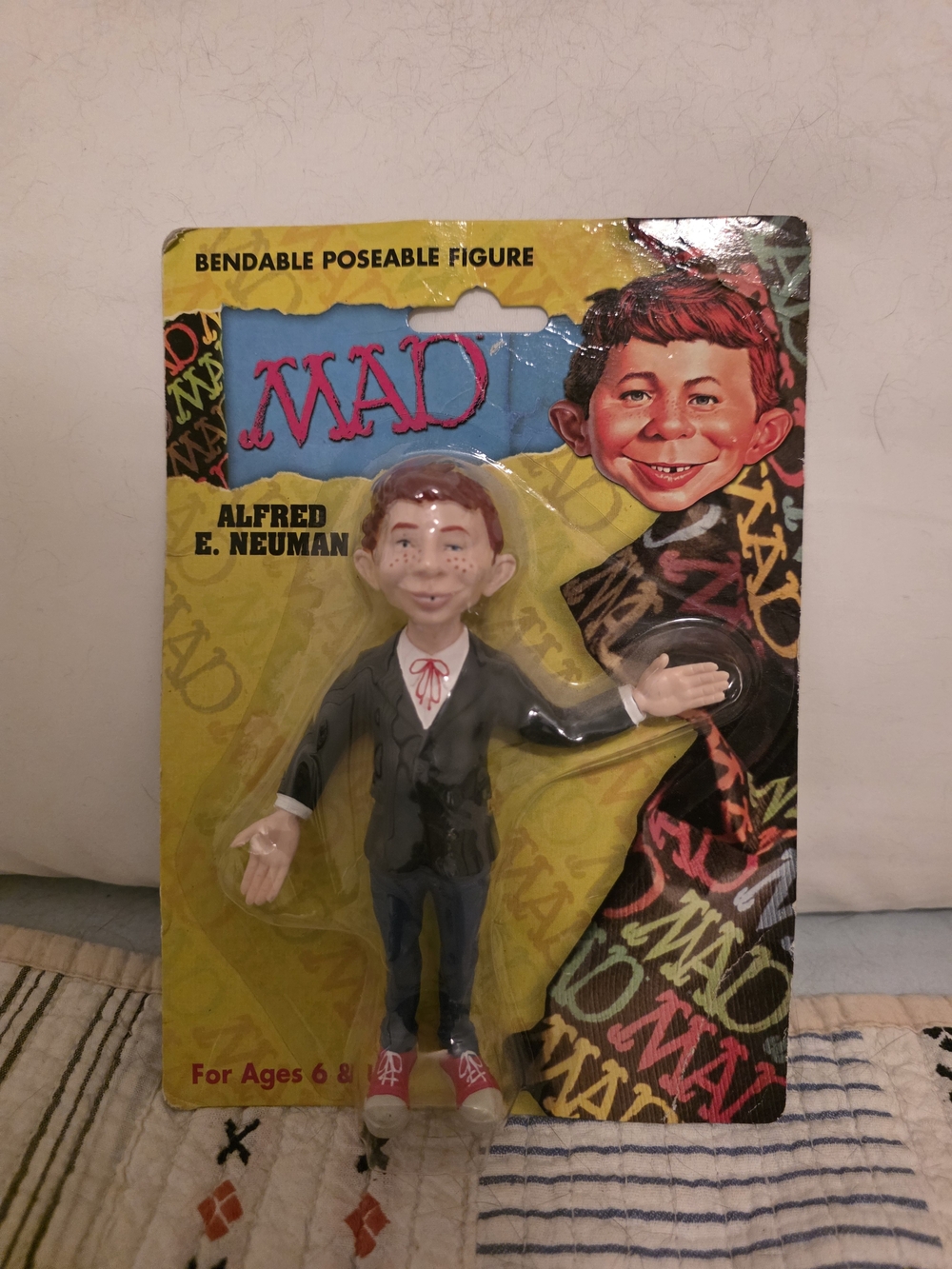 *Vintage 90's* MAD Magazine Alfred E. Neuman Bendable Figure